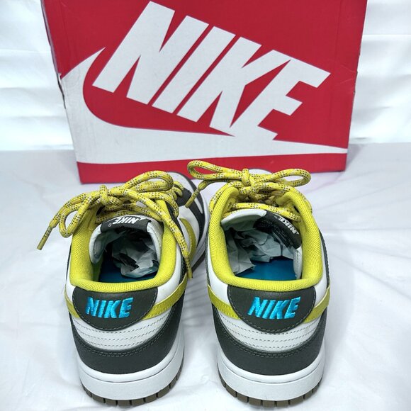 Nike Dunk Low Retro PRM Cargo Khaki/Vivid Sulfur FV3629-371 Men's size 10 - Picture 6 of 8